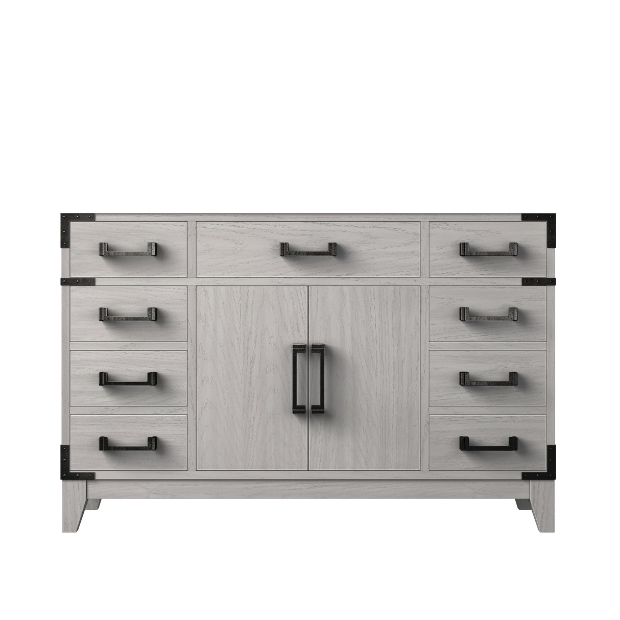 Laurel 48 in W x 22 in D White Oak Single Bath Vanity