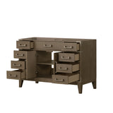 Laurel 48 in W x 22 in D Grey Oak Single Bath Vanity