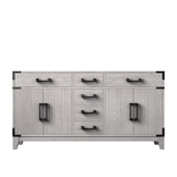Laurel 60 in W x 22 in D White Oak Double Bath Vanity