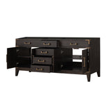 Laurel 72 in W x 22 in D Brown Oak Double Bath Vanity