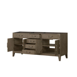 Laurel 72 in W x 22 in D Grey Oak Double Bath Vanity