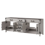 Laurel 80 in W x 22 in D White Oak Double Bath Vanity