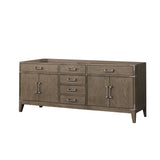 Laurel 80 in W x 22 in D Grey Oak Double Bath Vanity