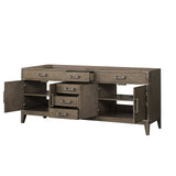 Laurel 80 in W x 22 in D Grey Oak Double Bath Vanity