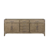 Laurel 80 in W x 22 in D Grey Oak Double Bath Vanity