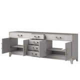 Laurel 84 in W x 22 in D White Oak Double Bath Vanity