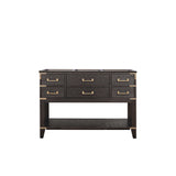 Norwalk 48 in W x 22 in D Brown Oak Single Bath Vanity