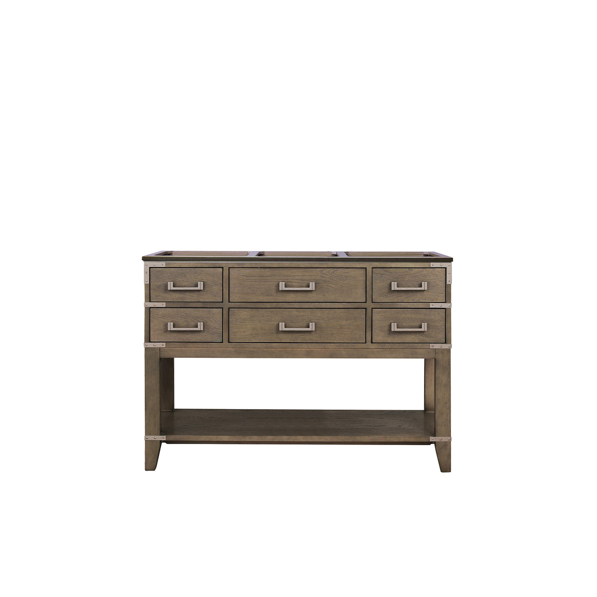 Norwalk 48 in W x 22 in D Grey Oak Single Bath Vanity