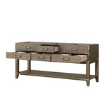 Norwalk 72 in W x 22 in D Grey Oak Double Bath Vanity