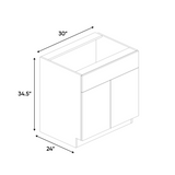 RTA - Picasso Textured - Sink Base Cabinet - 30"W x 34.5"H x 24"D - Frameless Cabinet