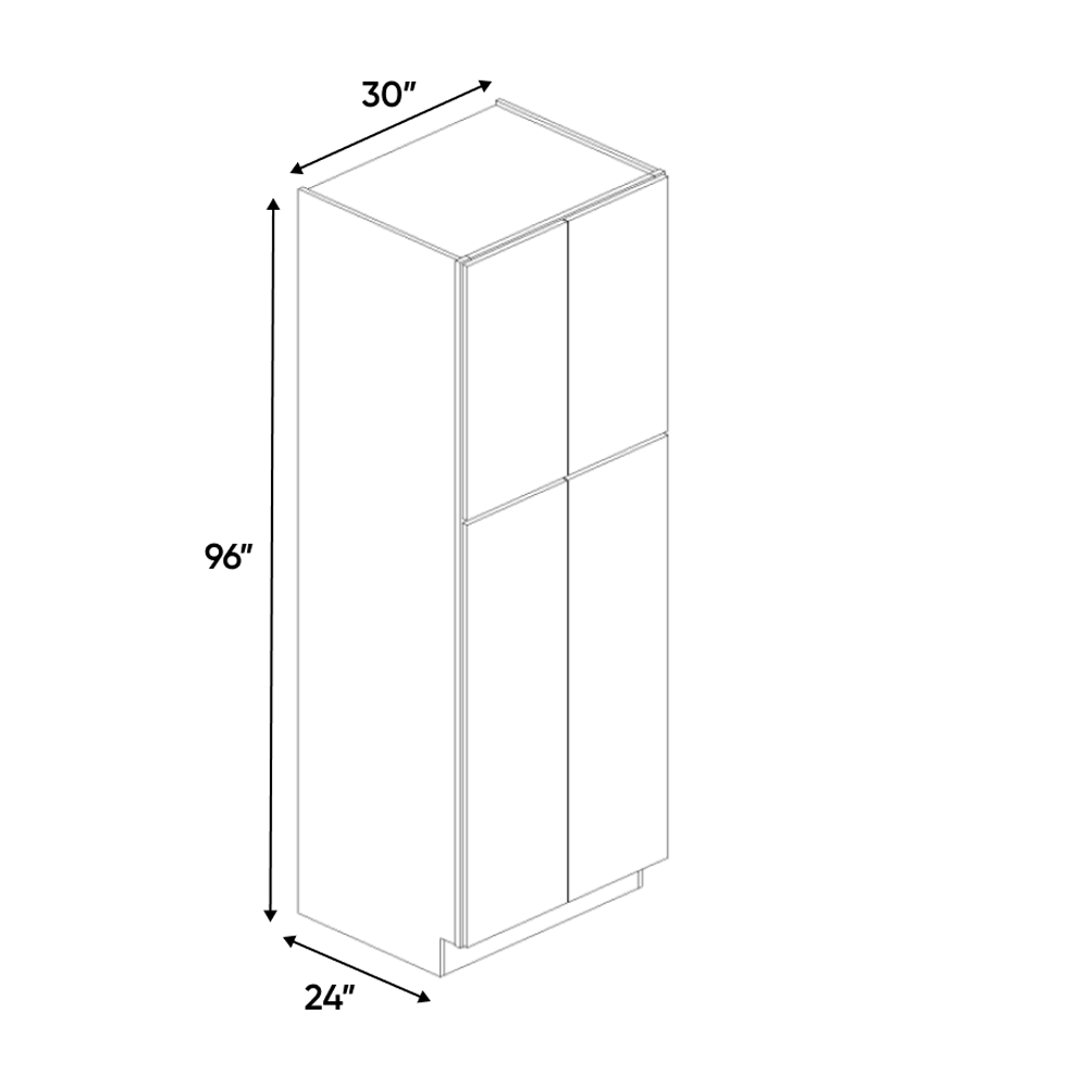 RTA - Muratti Textured - Tall Pantry Cabinet - 30