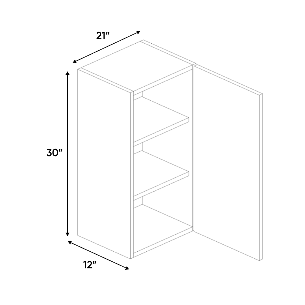RTA - Cashmere Gloss - Wall Cabinet - 21