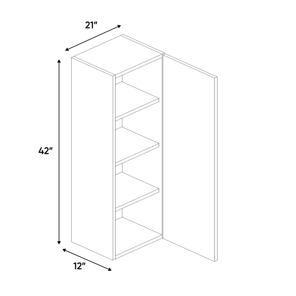 RTA - Cashmere Matte - Wall Cabinet - 21