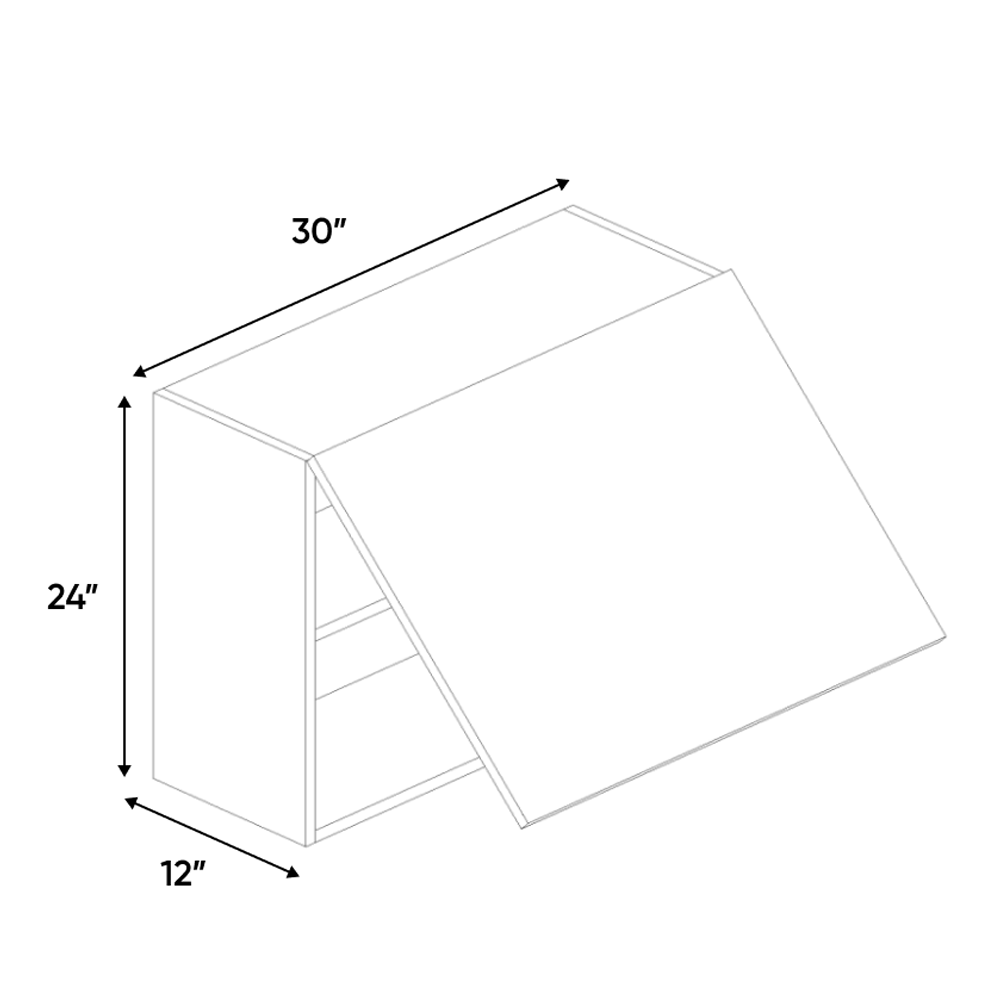RTA - Muratti Textured - Wall Upper Cabinet - 30