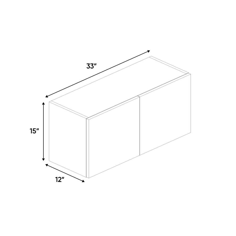 RTA - Muratti Textured - Wall Cabinet - 33