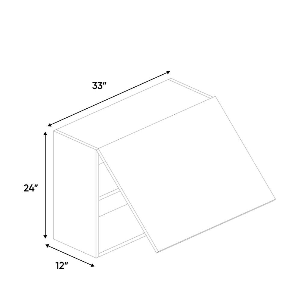 RTA - Muratti Textured - Wall Upper Cabinet - 33