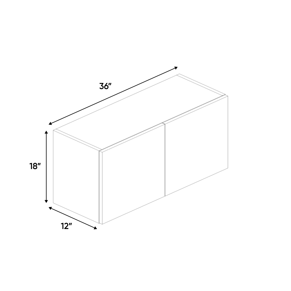 RTA - Blanco Matte - Wall Cabinet - 36