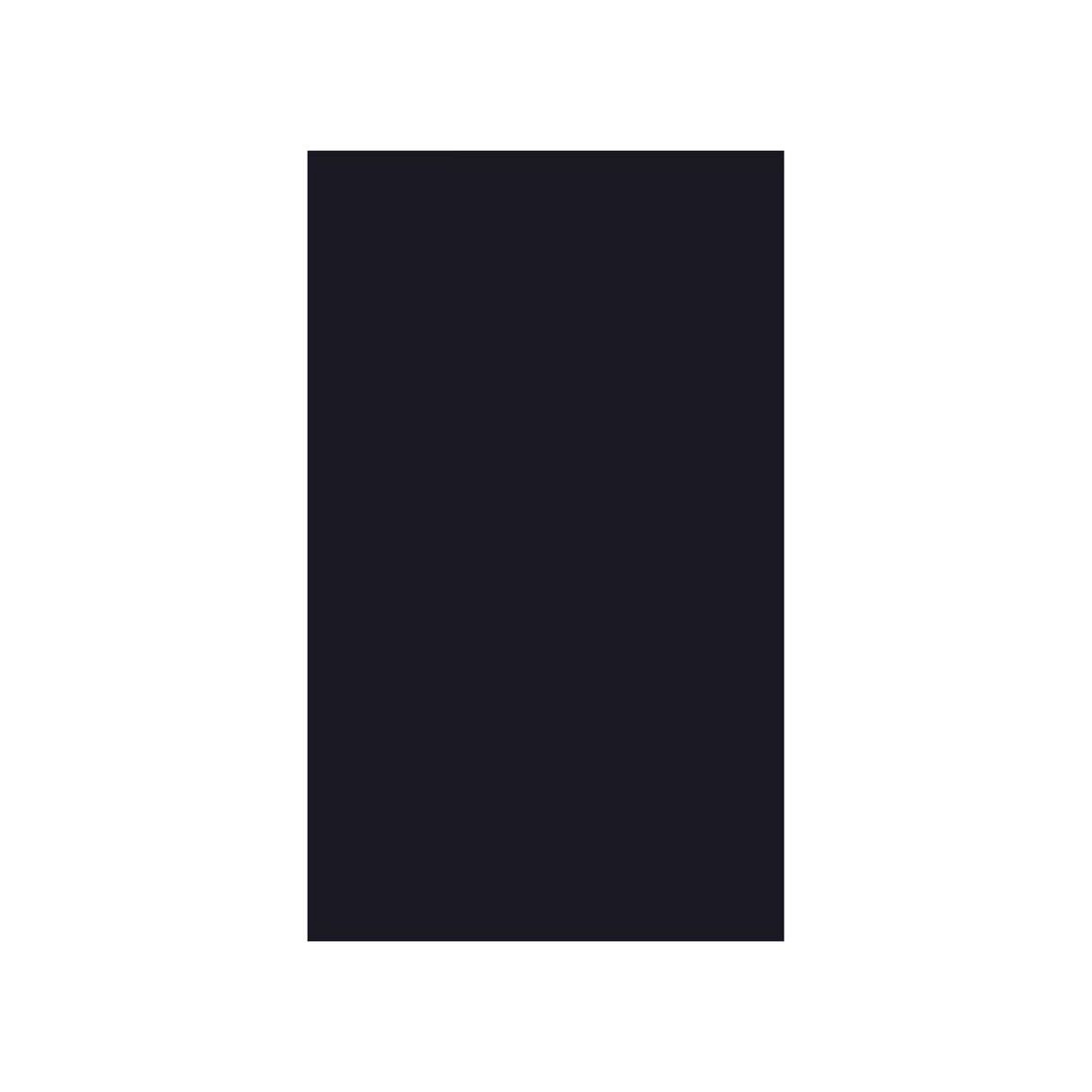 RTA - Negro Matte - Wall Cabinet - 15"W x 36"H x 12"D - Frameless Cabinet