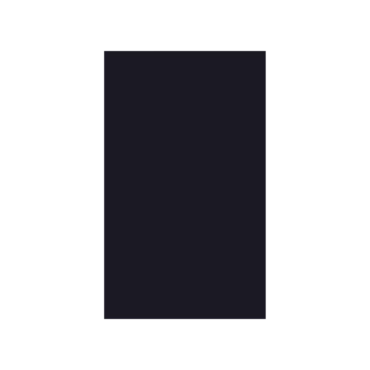 Negro Matte - Finished End Panel 1.5” Thick - M12-PNL251081.5
