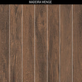 MADEIRA WENGE 8 in. x 48 in. x 8.5 mm MATT Marble Look Tile - Porcelain Floor and Wall Tile (12.92 Sqft/Box)