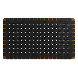 Sparta Weave Wall-Mount Twin Vegan Leather Headboard