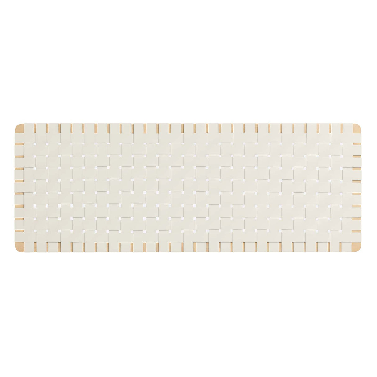 Sparta Weave Wall-Mount Queen Vegan Leather Headboard