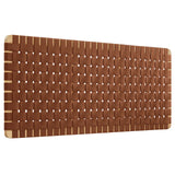 Sparta Weave Wall-Mount Queen Vegan Leather Headboard