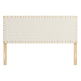 Sparta Weave Queen Vegan Leather Headboard