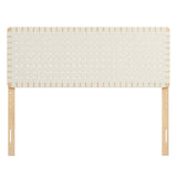 Sparta Weave Queen Vegan Leather Headboard