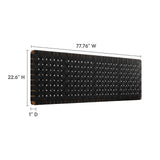 Sparta Weave Wall-Mount King Vegan Leather Headboard