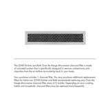 ZLINE Over the Range Microwave Charcoal Filters for MWO-CF