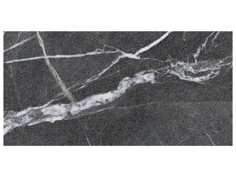 12 x 24 in Majesto Calacatta Noir Vintage Rectified Colorsync Porcelain Tile