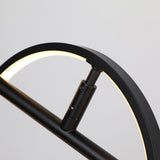 Lucca Circular 3-Light Adjustable Direction Led Pendant Light - Matte Black