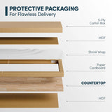 Hevea Butcher Block Counter Top