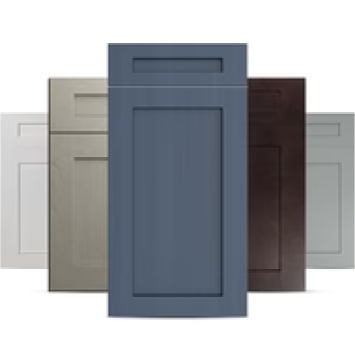 Slab Door Cabinets