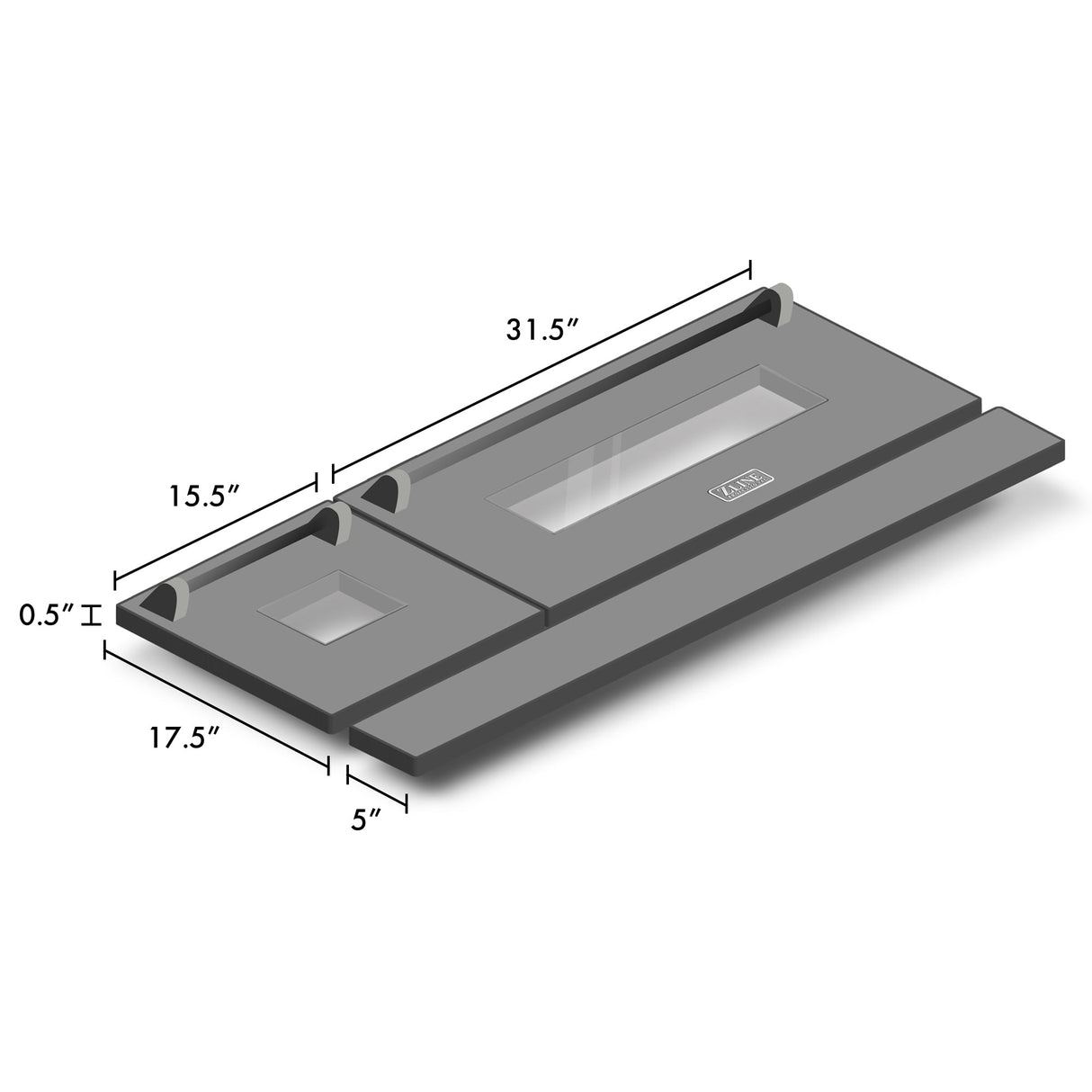 ZLINE 48 in. Blue Gloss Range Doors for RA and RG Models (RA-DR-BG-48)