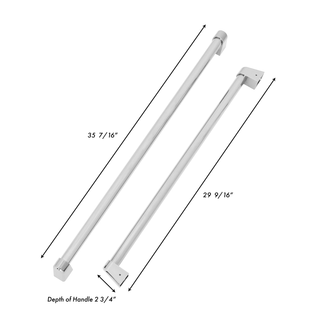 ZLINE 36 in. Refrigerator Panels in Satin Stainless Steel for a 36 in. Built-in Refrigerator (RPBIV-SN-36)