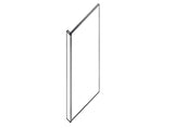 Liberty Shaker White - 96 Inch End Panels Accessories - 24" Width x 96" Height x 3" Depth