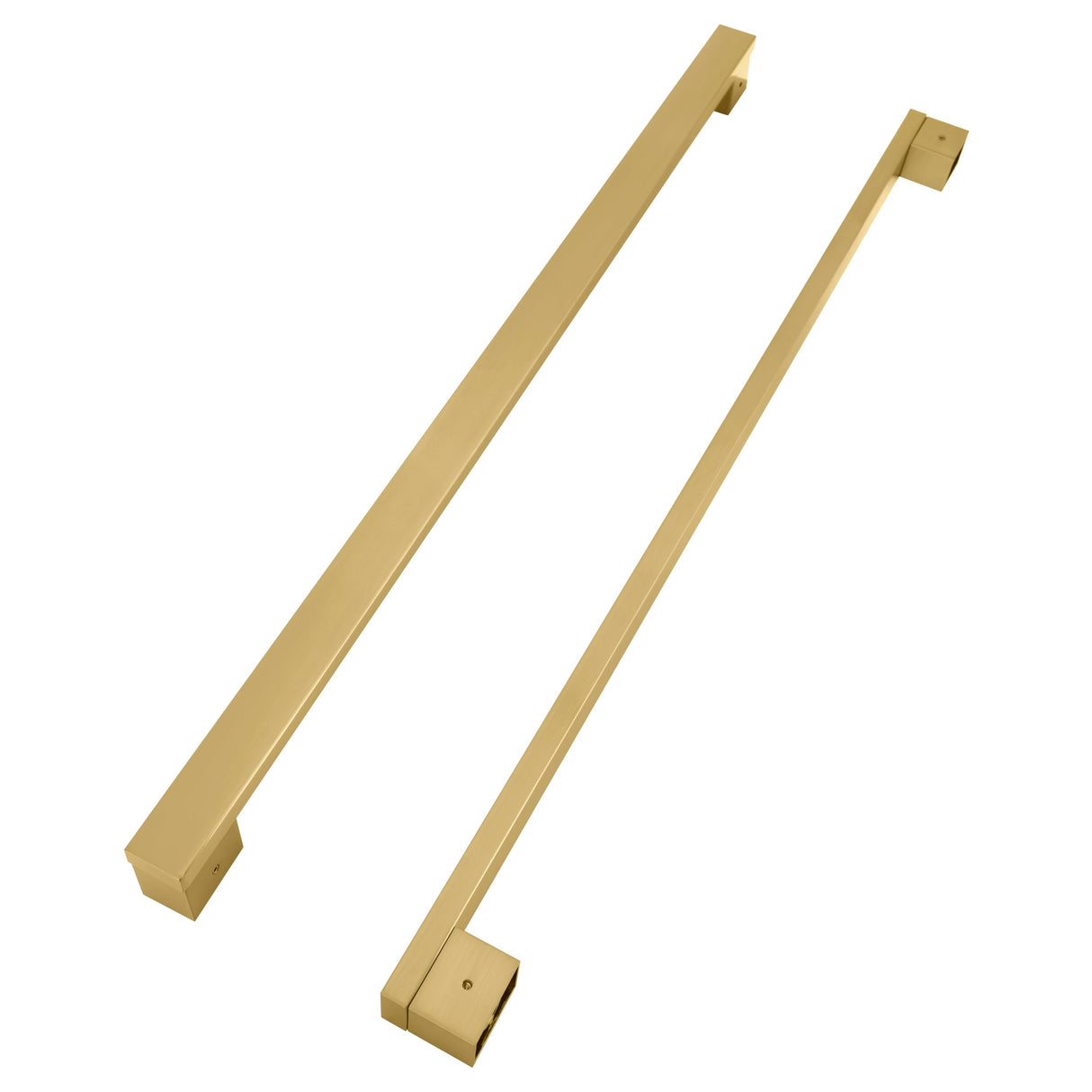 ZLINE Autograph Edition Champagne Bronze Modern Handles (Set of 4) for Counter-Depth and Standard-Depth Refrigerators (RFMHZ-F-36-CB)