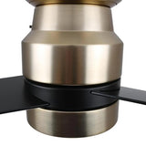 Ranger 52 In. 3-Blade Indoor Gold/black Best Smart Ceiling Fan with LED Light, Alexa/Google Home/Siri Compatible, Best Smart Wall Switch
