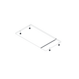Kansas Oak Closets - S36 Shelf w/ LED (15" depth, touch) - 36" Width x 01" Height x 14.5" Depth