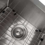 ZLINE 36 in. Niseko Farmhouse Apron Mount Double Bowl Stainless Steel Kitchen Sink with Bottom Grid (SA50D-36)