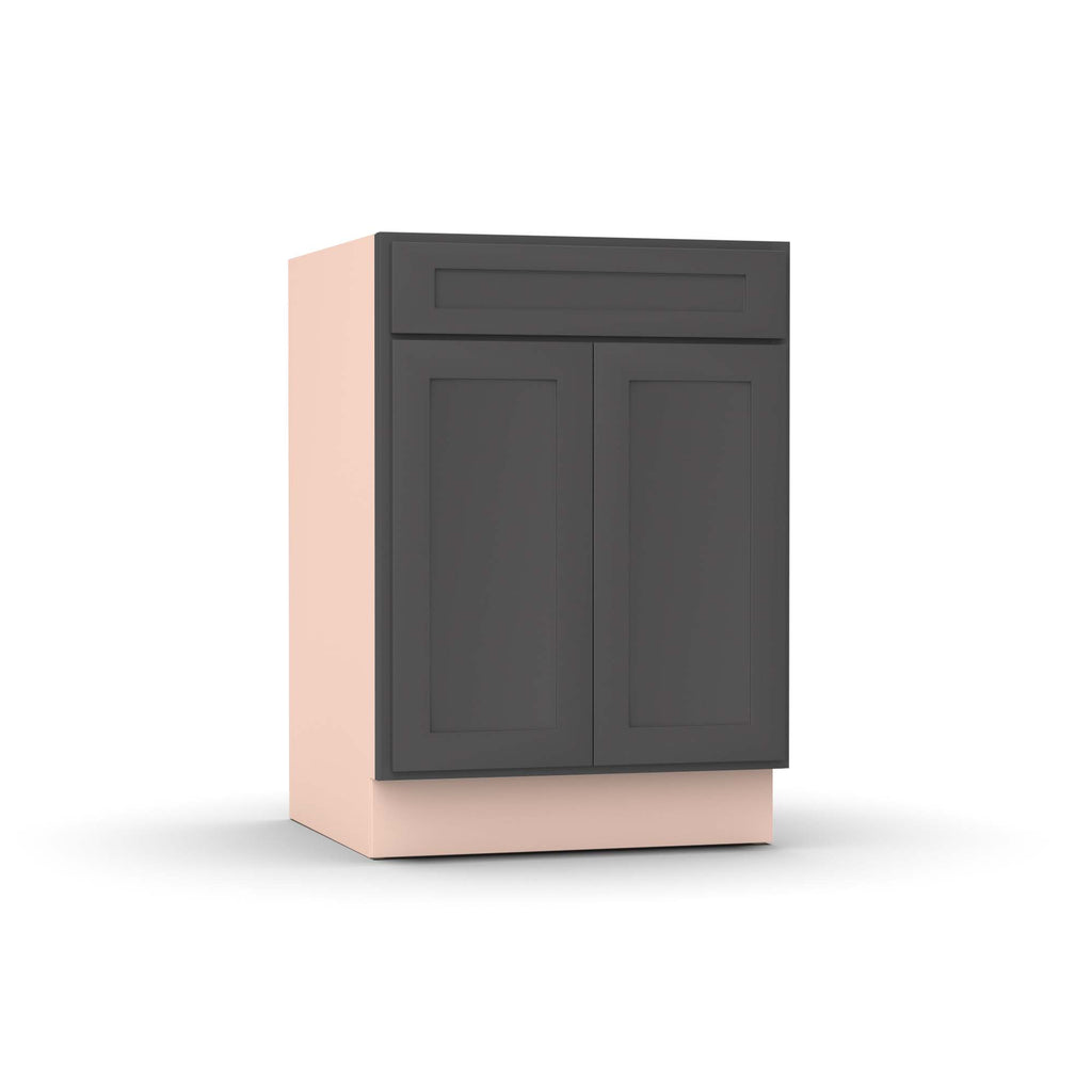 Liberty Shaker Grey - 24 Inch Sink Base Cabinet - 24
