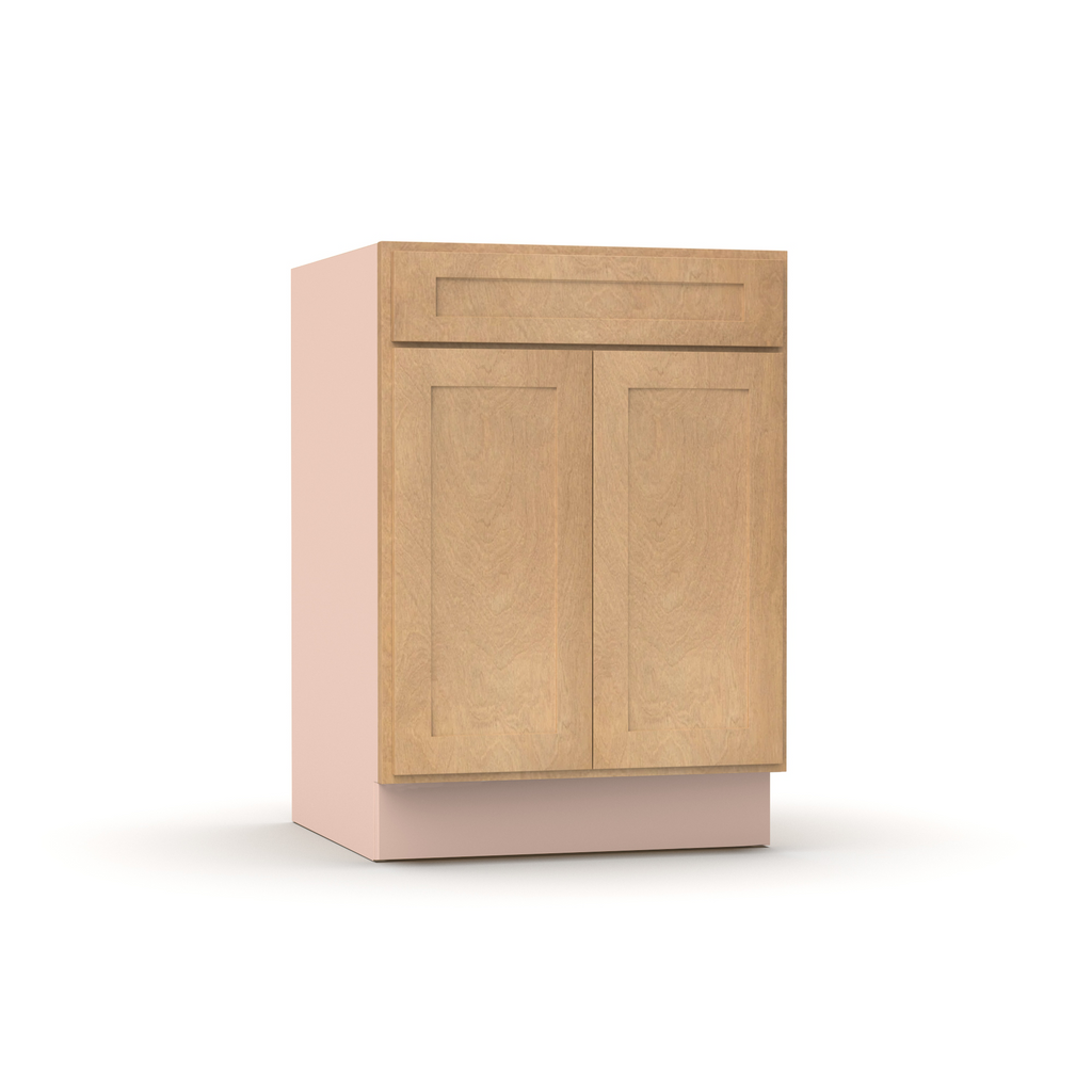 Liberty Shaker Karamel - 24 Inch Sink Base Cabinet - 24