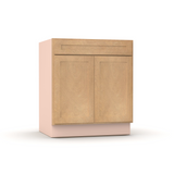 Liberty Shaker Karamel - 30 Inch Sink Base Cabinet - 30" Width x 34.5" Height x 24" Depth