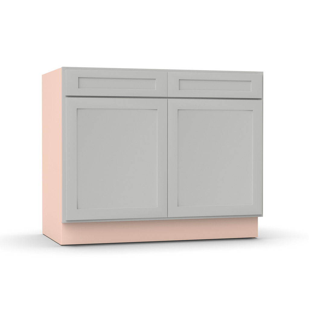 Liberty Shaker Ashen - 42 Inch Sink Base Cabinet - 42