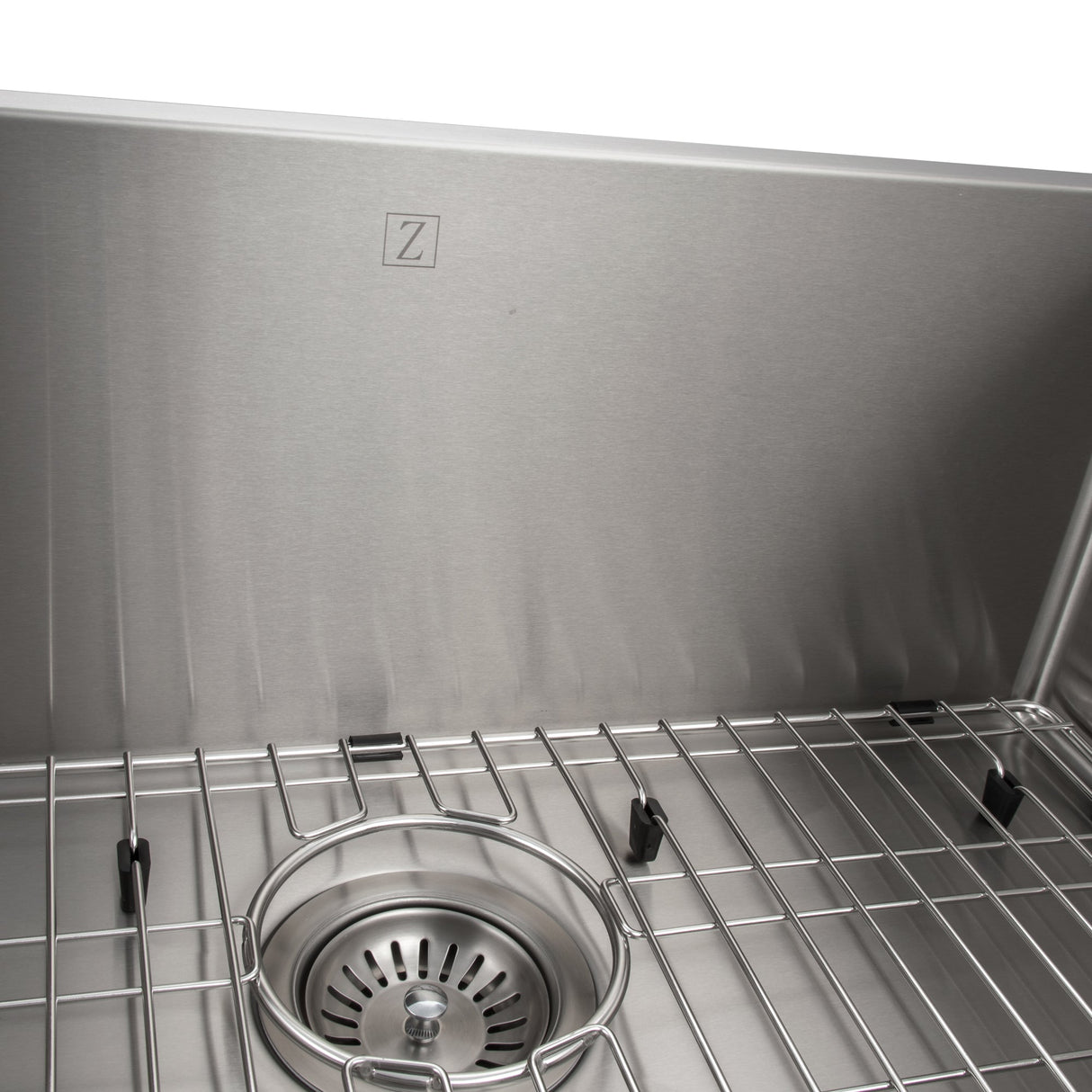 ZLINE 30 in. Meribel Undermount Single Bowl Stainless Steel Kitchen Sink with Bottom Grid (SRS-30)