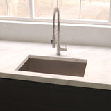 ZLINE 30 in. Meribel Undermount Single Bowl Satin Stainless Steel Kitchen Sink with Bottom Grid (SRS-30S)