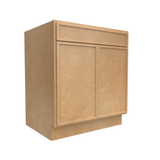 Slim Shaker Karamel - 30 Inch Double Door Base Cabinet - 30" Width x 34.5" Height x 24" Depth