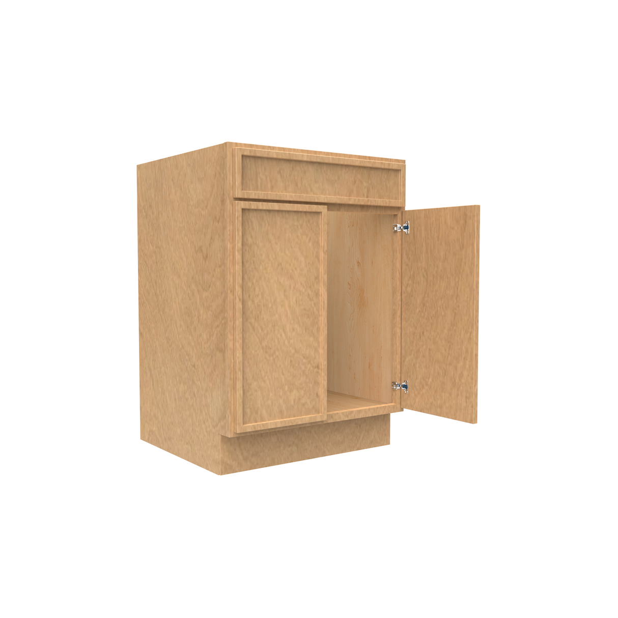 Slim Shaker Karamel - 24 Inch Sink Base Cabinet - 24" Width x 34.5" Height x 24" Depth